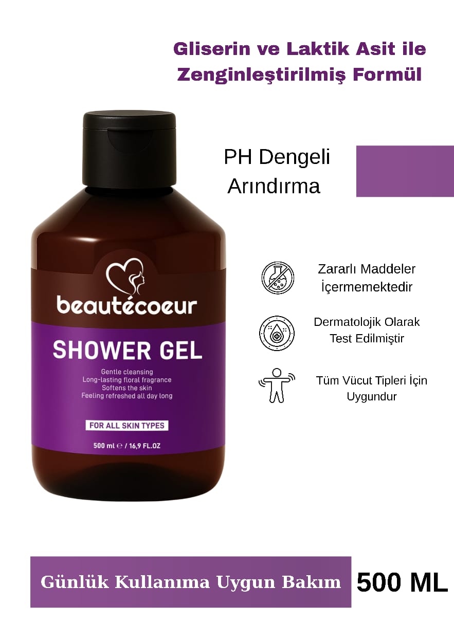 Beautecoeur Arındırıcı ve Nemlendirici Duş Geli 500 ML